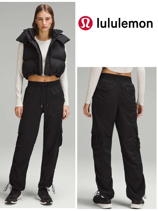 lululemon athletica Pants - Lululemon Dance Studio Relaxed-Fit Mid-Rise Cargo Pant in Black